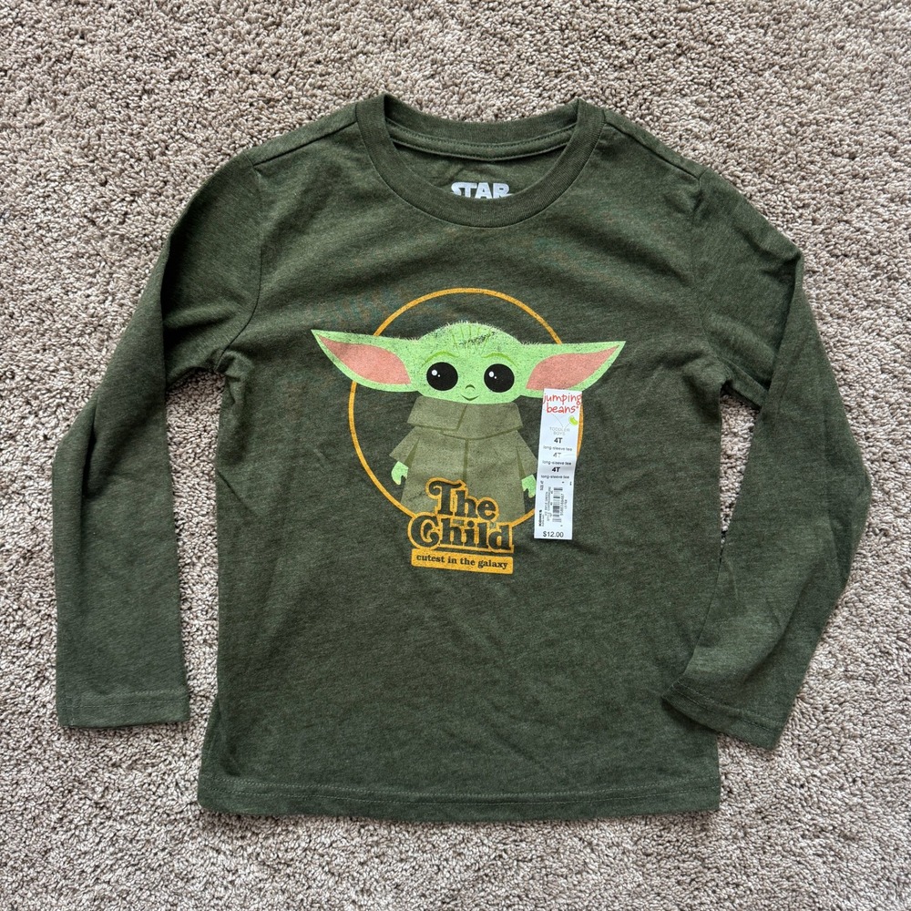 Star Wars Grogu The Child Long Sleeve Tee - Jumping Beans - 4T